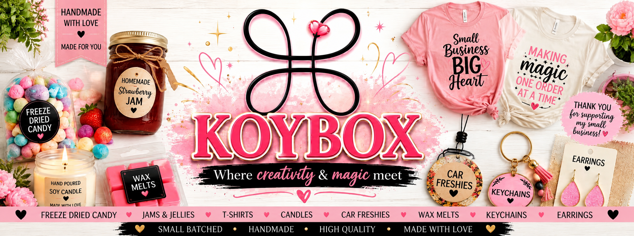 Koybox Designs — handmade gifts, apparel, home fragrance, and accessories